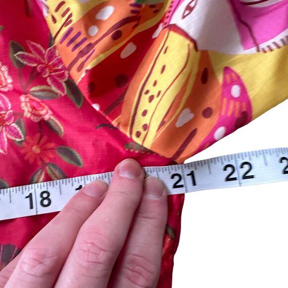 NEW Farm Rio Mixed Scarves Windbreaker - Picture 13 of 16